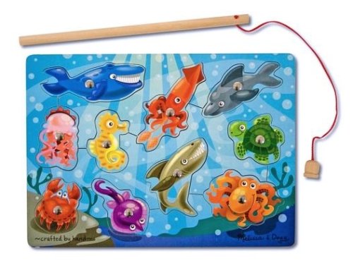 Fishing Magnetic Puzzle Game - 10 Pieces