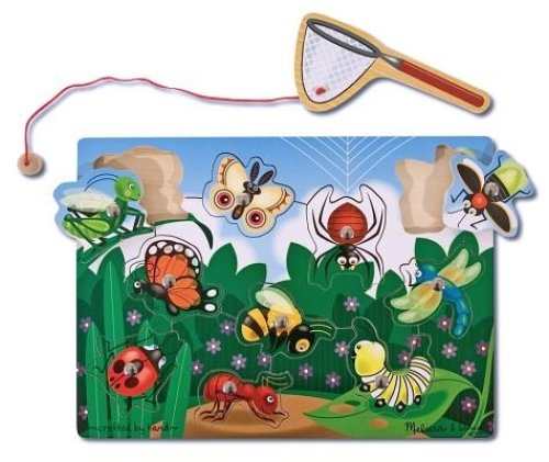 Bug-Catching Magnetic Puzzle Game - 10 Pieces