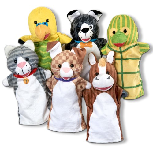Pet Buddies Hand Puppets (6 Pc)