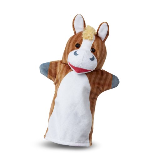 Barn Buddies Hand Puppets, Set of 6 (Cow, Sheep, Horse, Duck, Chicken, Pig)