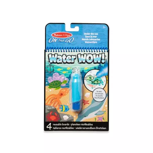 On the Go Water Wow! Reusable Water-Reveal Activity Pad - Under the Sea - FSC-Certified Materials