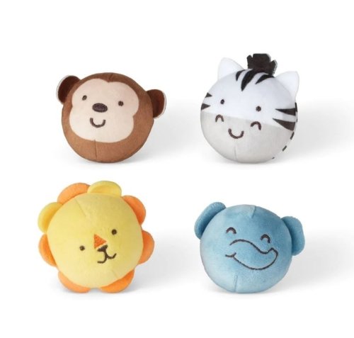Rollables Safari Friends Infant and Toddler Toy (4 Pieces)