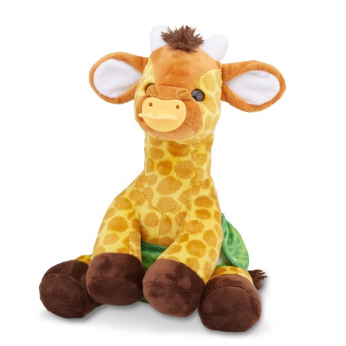 11-Inch Baby Giraffe Plush Stuffed Animal with Pacifier, Diaper, Baby Bottle