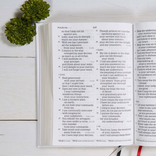 CSB Family Bible, White LeatherTouch Over Board