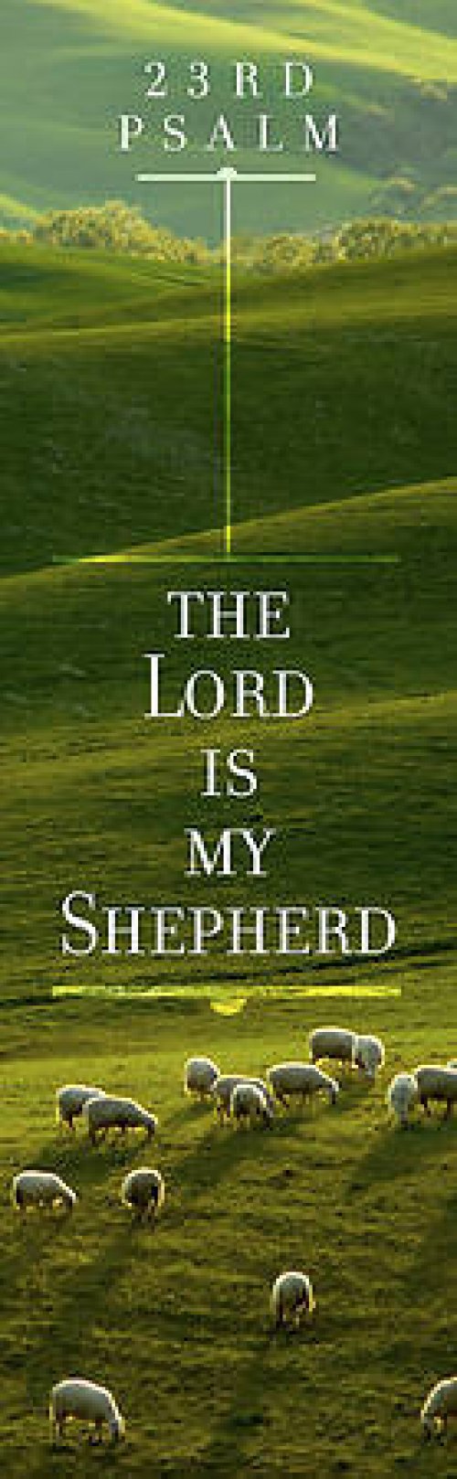Bookmark-Lord Is My Shepherd (Psalm 23) (Pack Of 25)