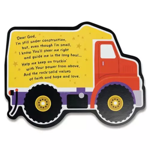 Plaque-Childs Prayer/Truck (9 1/8" x 12 1/8")