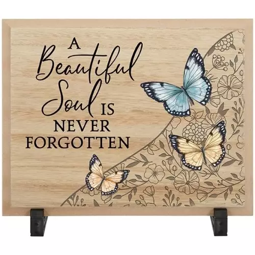 Table Decor Plaque-Beautiful Soul w/Display (7 x 9) (Pack Of 2)