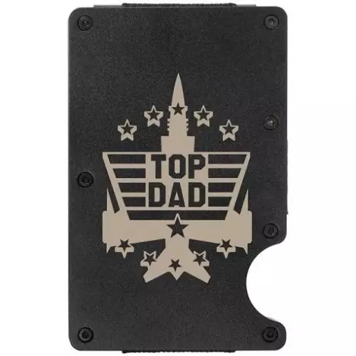Wallet/Money Clip-Rugged-Top Dad (Holds Up to 12 Cards)