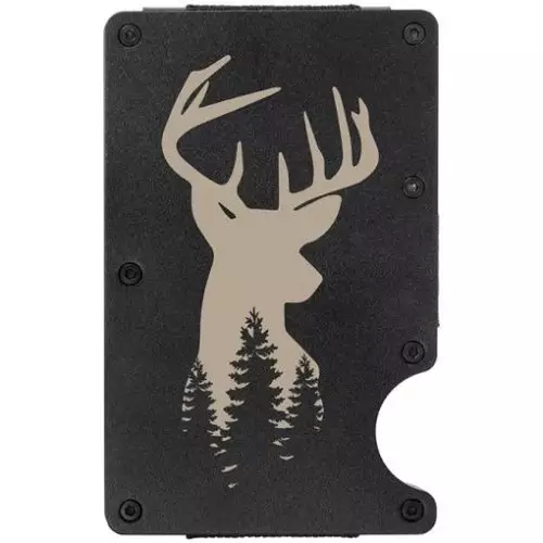 Wallet/Money Clip-Rugged-Deer (Holds Up to 12 Cards)