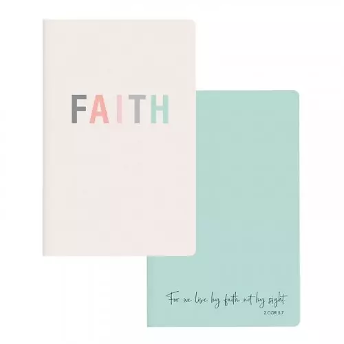 Notebook Set-Faith (Set Of 2)