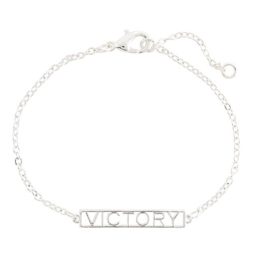Bracelet-Kingdom Words-Victory-Silver Plate