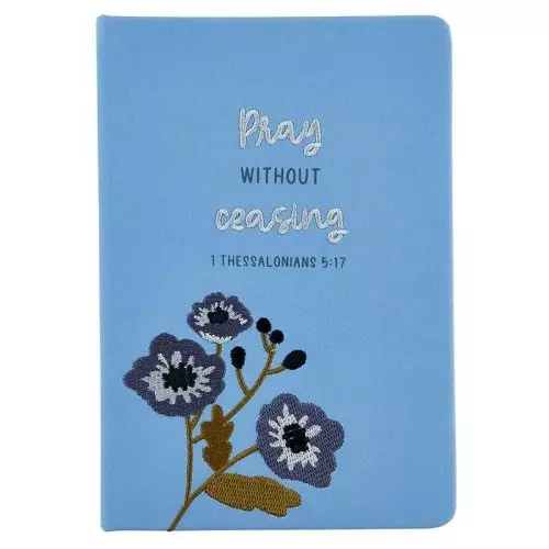 Journal-Embroidered-Pray Without Ceasing (5.75" x 8.375")