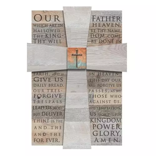Plaque-Our Father (9.75" x 6.75")