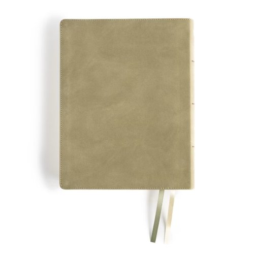 KJV Notetaking Bible, Large Print Edition, Sage Suedesoft