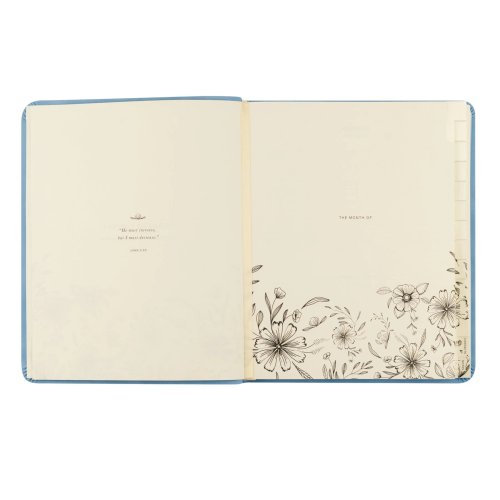 12-Month Undated Planner: Bethany Theme, Layflat