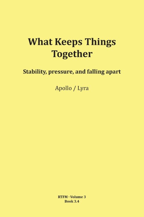 What Keeps Things Together