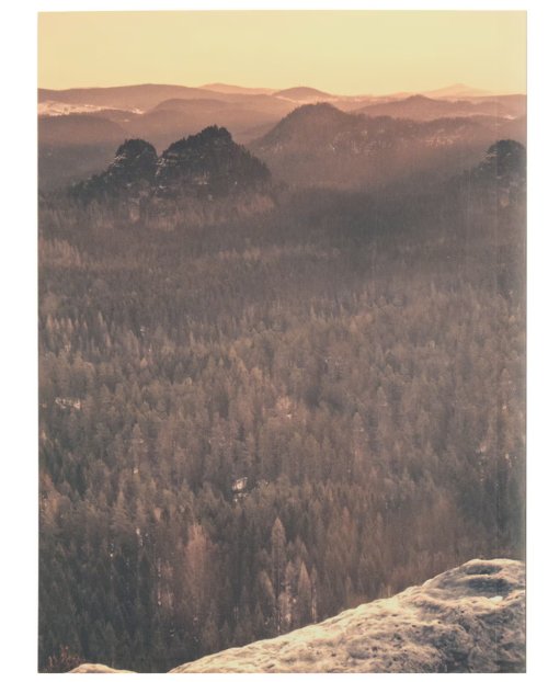 With God All Things Are Possible Mountain Medium Notebook - Matthew 19:26