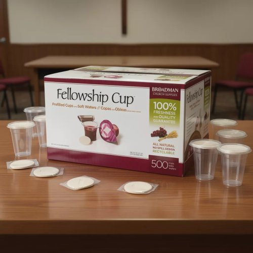 Box of 500 Fellowship Cup / Pre-Filled Communion Cups