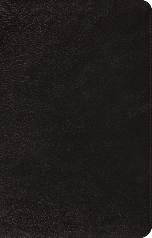 ESV Bible with Creeds and Confessions (Top Grain Leather, Black)