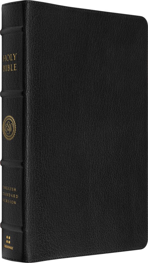 ESV Heirloom Bible, Scriptura Sacra: 25th Anniversary Personal Size Reference Edition (Goatskin, Black, Full Yapp)