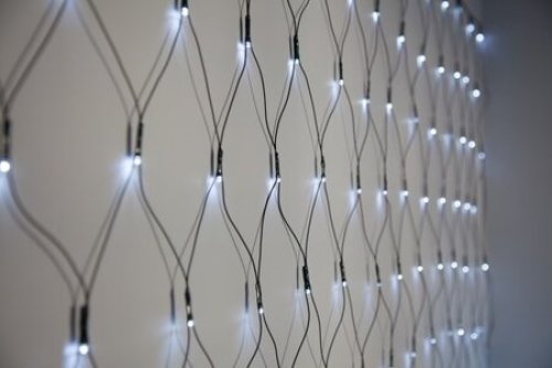 240 LED Fit & Forget White Multifunction net lights - Battery Operated