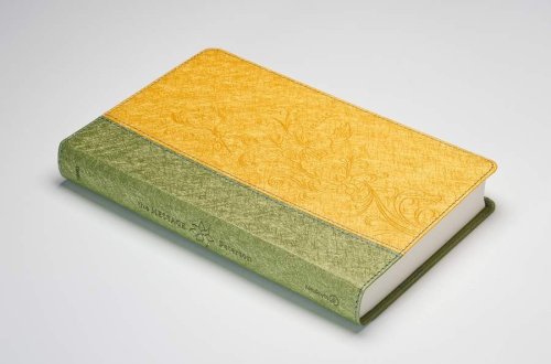 The Message Bible Deluxe Gift Bible, Yellow, Imitation Leather, Ribbon Marker, Presentation Page, Charts, Maps, Timelines