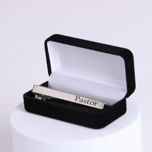 Tie Bar Pastor Silver