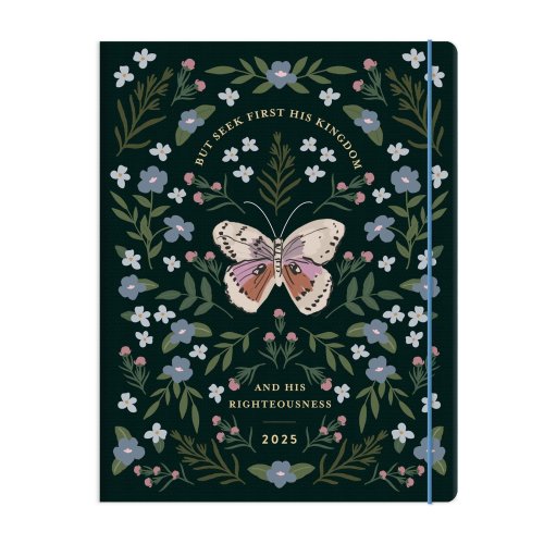 Seek First (Garden Design) - 2025 17-Month Bible Memory Planner