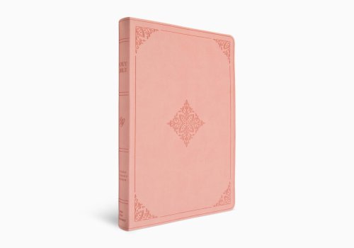 ESV Giant Print Value Thinline Bible (TruTone, Blush Rose, Fleur-de-lis Design)