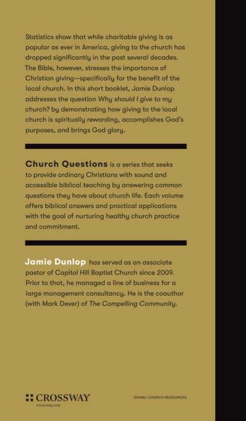 Why Should I Give to My Church?