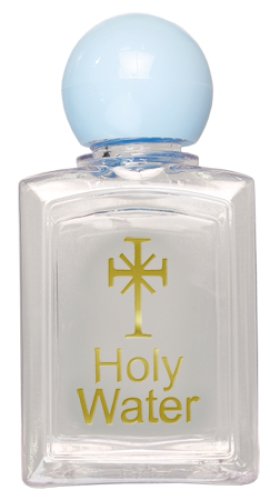 Gold Blocked Holy Water Bottle (45ml) - Single
