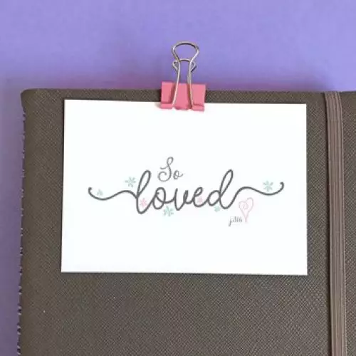 'So Loved' Mini Card