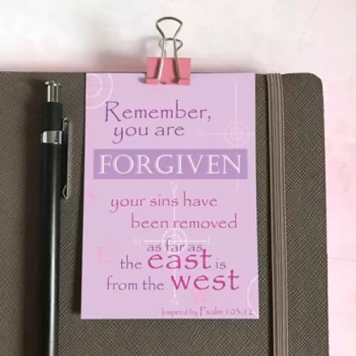 'Forgiven' Mini Card