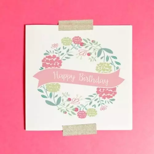 Happy Birthday (Pink) Single Card