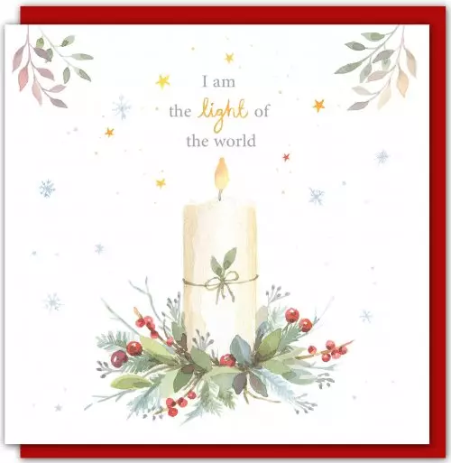 Light Of The World (Pack of 5) Christian Christmas Cards
