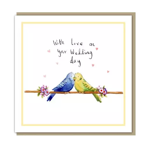 Love Birds Single Card