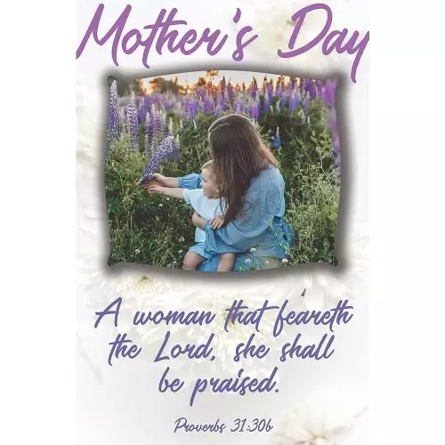 Bulletin-A Woman That Feareth The Lord (Proverbs 31:30b) (Pack Of 100)