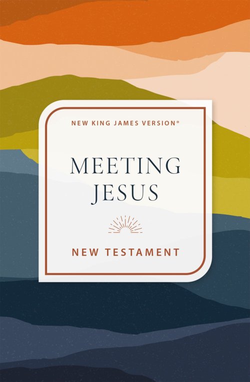 NKJV Meeting Jesus New Testament, Paperback, Red Letter, Comfort Print