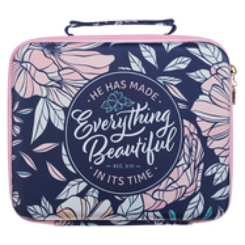 Bible Organizer Hardcover Floral Everything Beautiful Ecc. 3:19