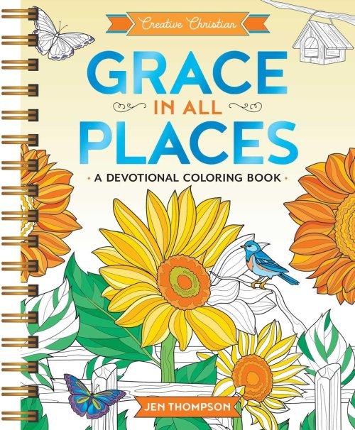 Grace in All Places: A Devotional Coloring Book