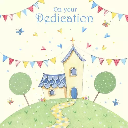 Church Dedication Single Card