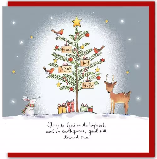 Christmas Tree (Pack of 5) Christian Christmas Cards