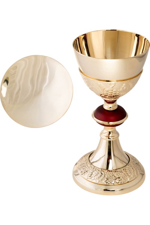 Gold Plated Chalice H 24 cm