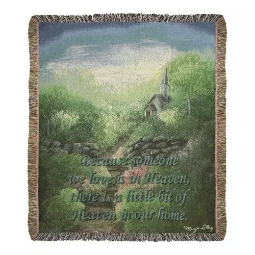 Throw-Little Bit Of Heaven In Our Home-Tapestry (50" x 60")