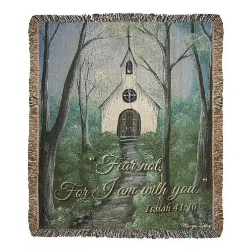 Throw-Fear Not For I Am With You-Tapestry (50" x 60")