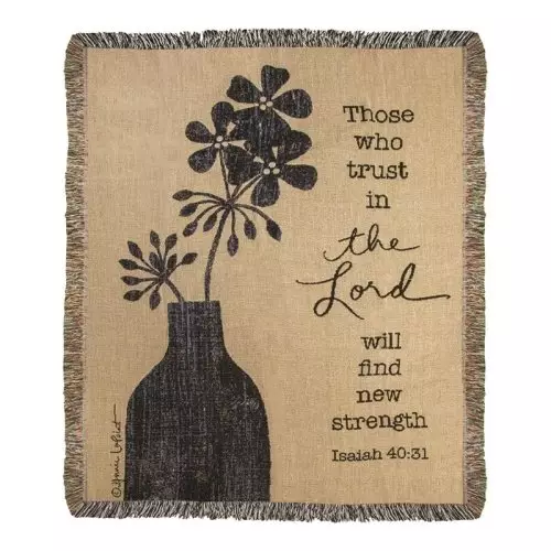 Throw-Those Who Trust In The Lord-Tapestry (50" x 60")