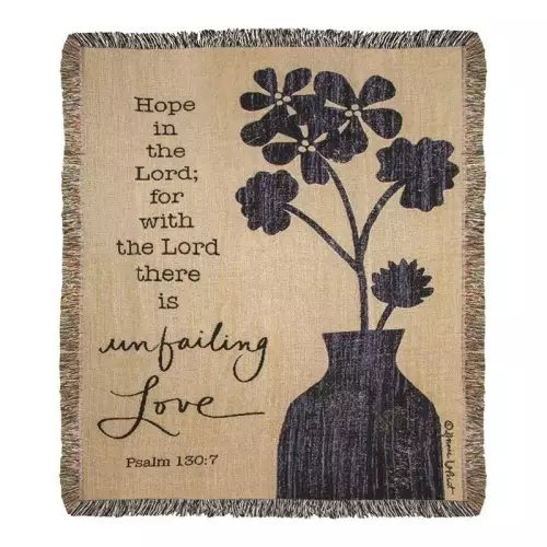 Throw-Hope In The Lord-Tapestry (50" x 60")