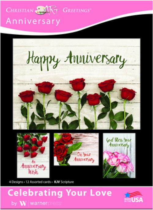 Boxed Card-Celebrating Your Love Anniversary (Box Of 12)
