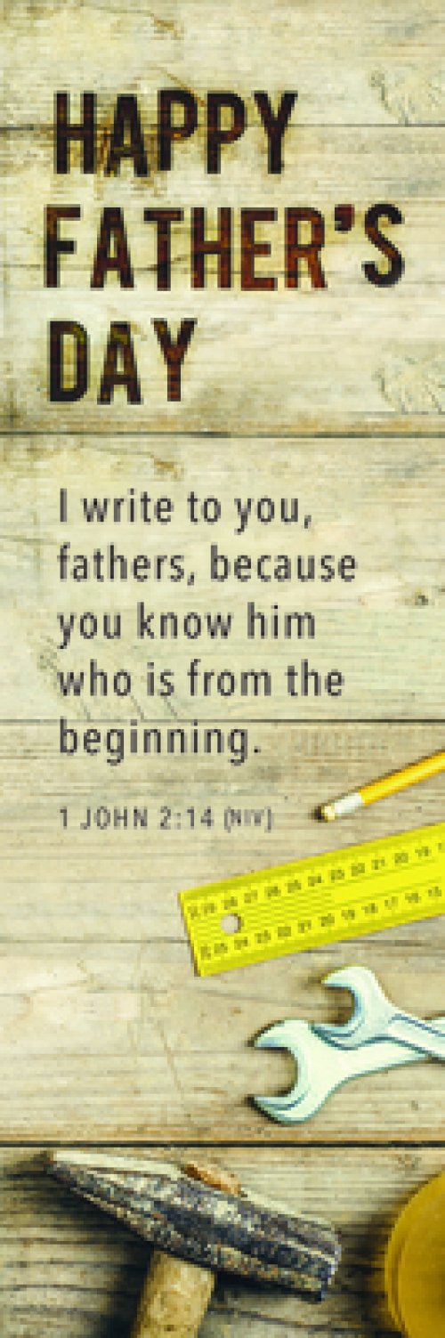 Bookmark-Happy Father's Day: I Write To You Fathers...(Pack Of 25)