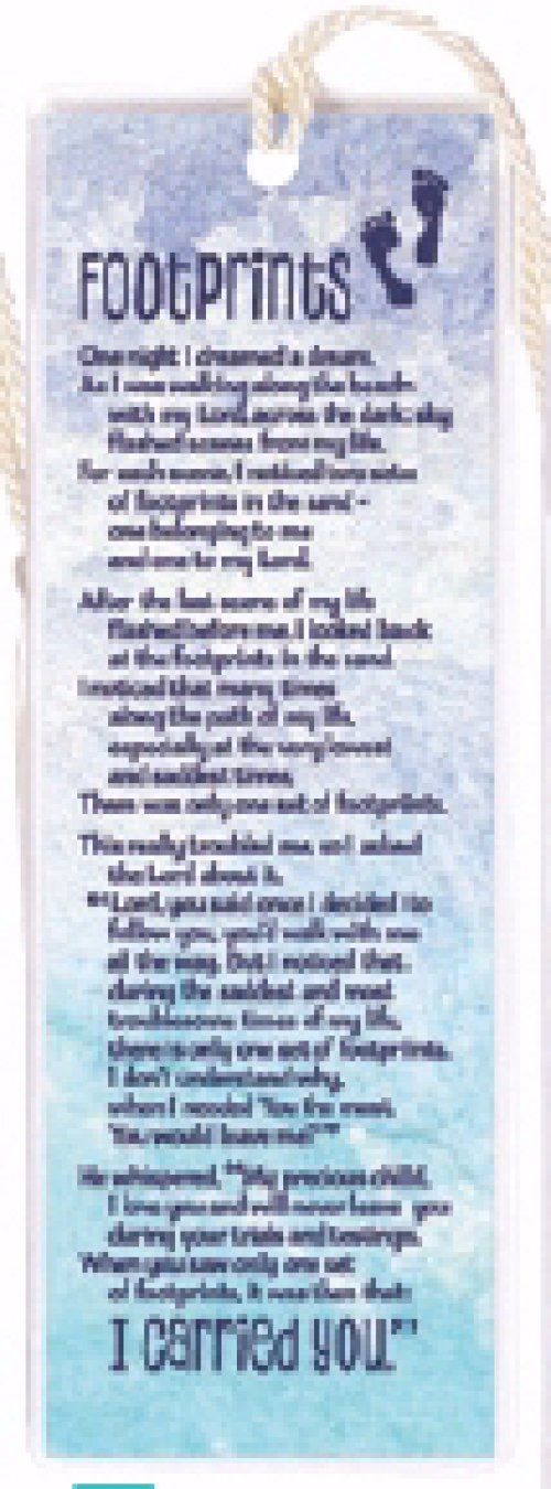 Bookmark-Footprints (Pack Of 6)